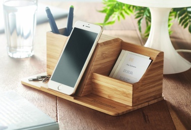 Logo trade promotional items image of: Desktop wireless charger  10W GROOVY