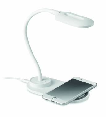 Logo trade promotional items picture of: Desktop light and charger 10W