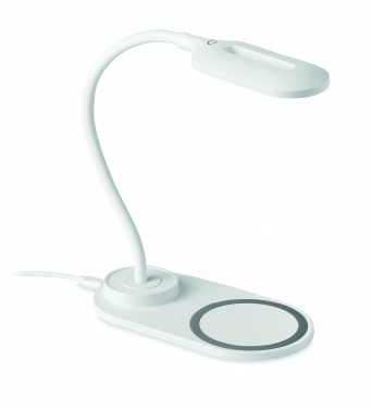 Logo trade promotional items image of: Desktop light and charger 10W