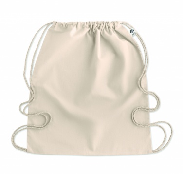 Logotrade promotional item picture of: Organic cotton drawstring bag