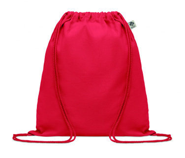 Logo trade advertising product photo of: Organic cotton drawstring bag