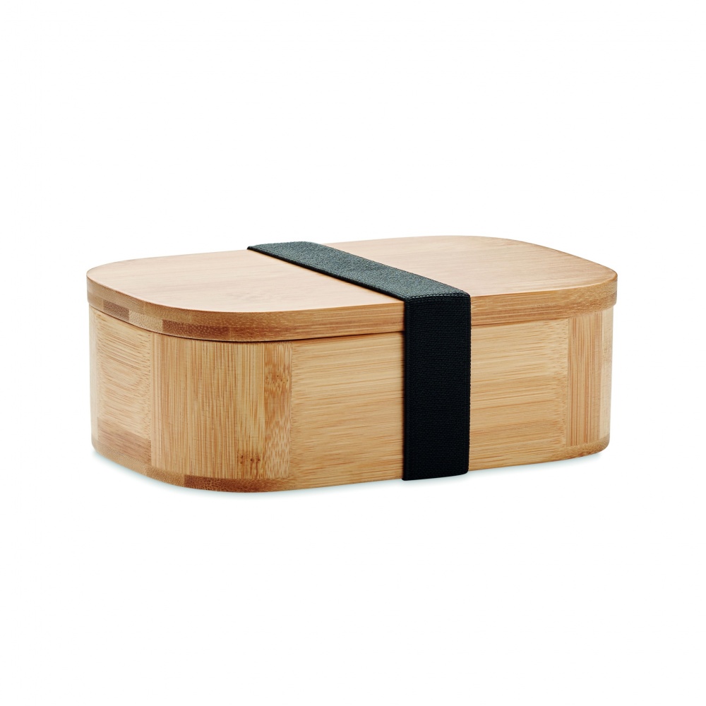 Logo trade promotional giveaway photo of: Bamboo lunch box 650ml LADEN