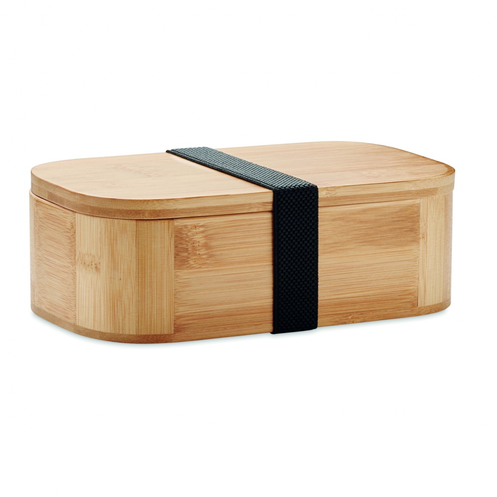 Logo trade corporate gifts image of: Bamboo lunch box 1000ml LADEN LARGE