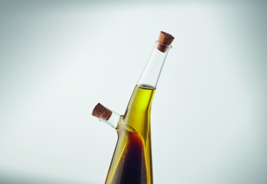 Logo trade promotional products picture of: Glass oil and vinegar bottle