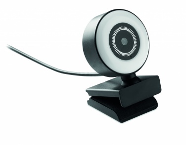 Logo trade promotional merchandise picture of: 1080P HD webcam and ring light