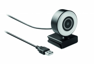 Logotrade corporate gift picture of: 1080P HD webcam and ring light