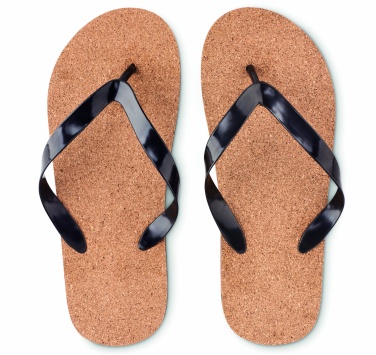 Logotrade promotional item image of: Cork beach slippers L