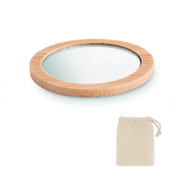 Logotrade promotional giveaway picture of: Bamboo make-up mirror