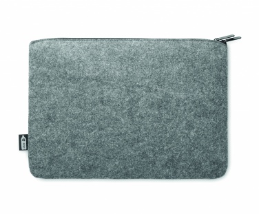 Logotrade business gift image of: RPET felt zipped laptop bag