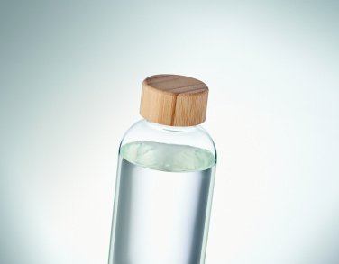 Logotrade promotional merchandise picture of: Glass bottle 650ml bamboo lid