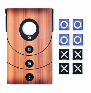 Logotrade promotional merchandise picture of: Double sided MDF game set