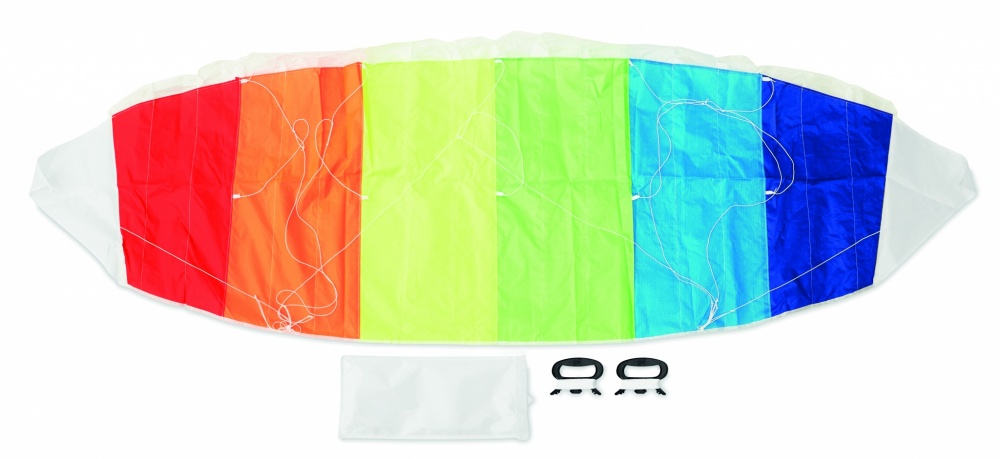 Logo trade business gifts image of: Rainbow design kite in pouch