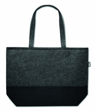 Logo trade promotional merchandise image of: RPET felt shopping bag