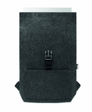 Logo trade promotional items image of: RPET felt backpack