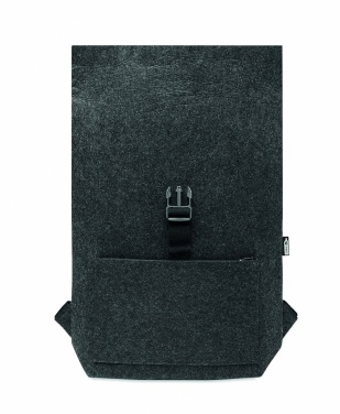 Logo trade corporate gifts image of: RPET felt backpack