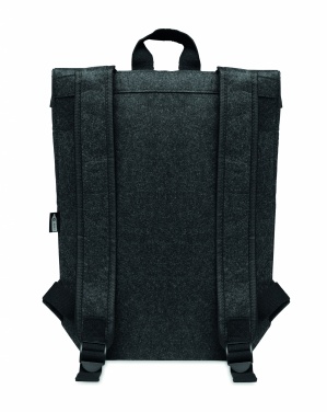 Logo trade advertising products image of: RPET felt backpack