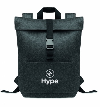 Logo trade business gift photo of: RPET felt backpack