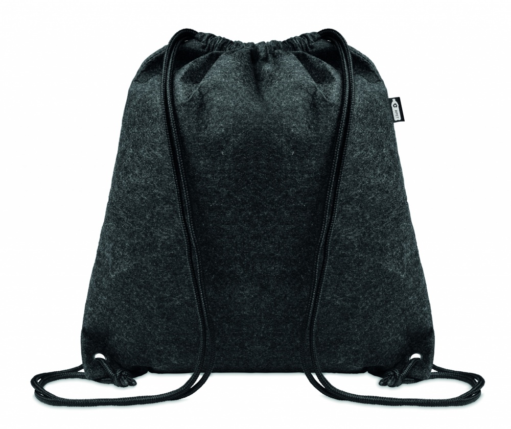 Logotrade corporate gift picture of: RPET felt drawstring bag