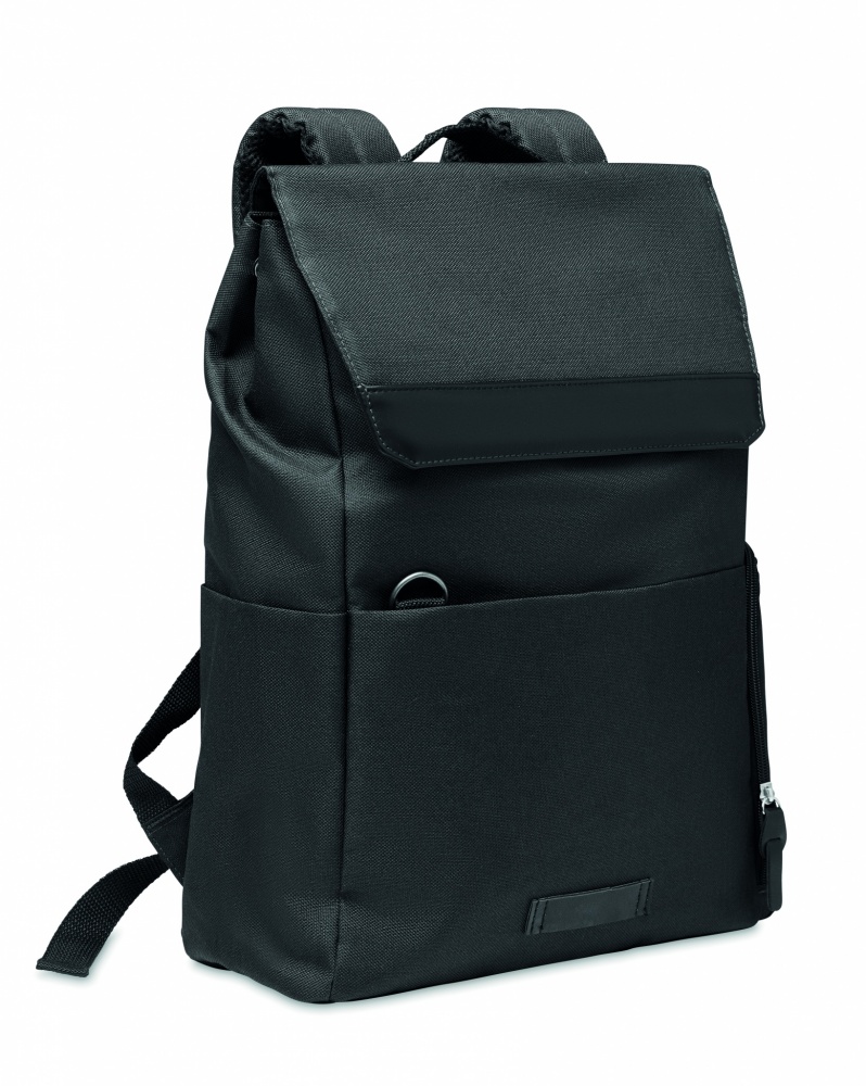 Logo trade advertising product photo of: 600D RPET laptop backpack