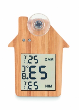 Logotrade corporate gifts photo of: Bamboo weather station HISA