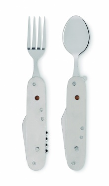 Logo trade business gifts image of: Multifunction cutlery set