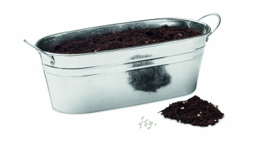 Logotrade business gifts photo of: Zinc tub with 3 herbs seeds