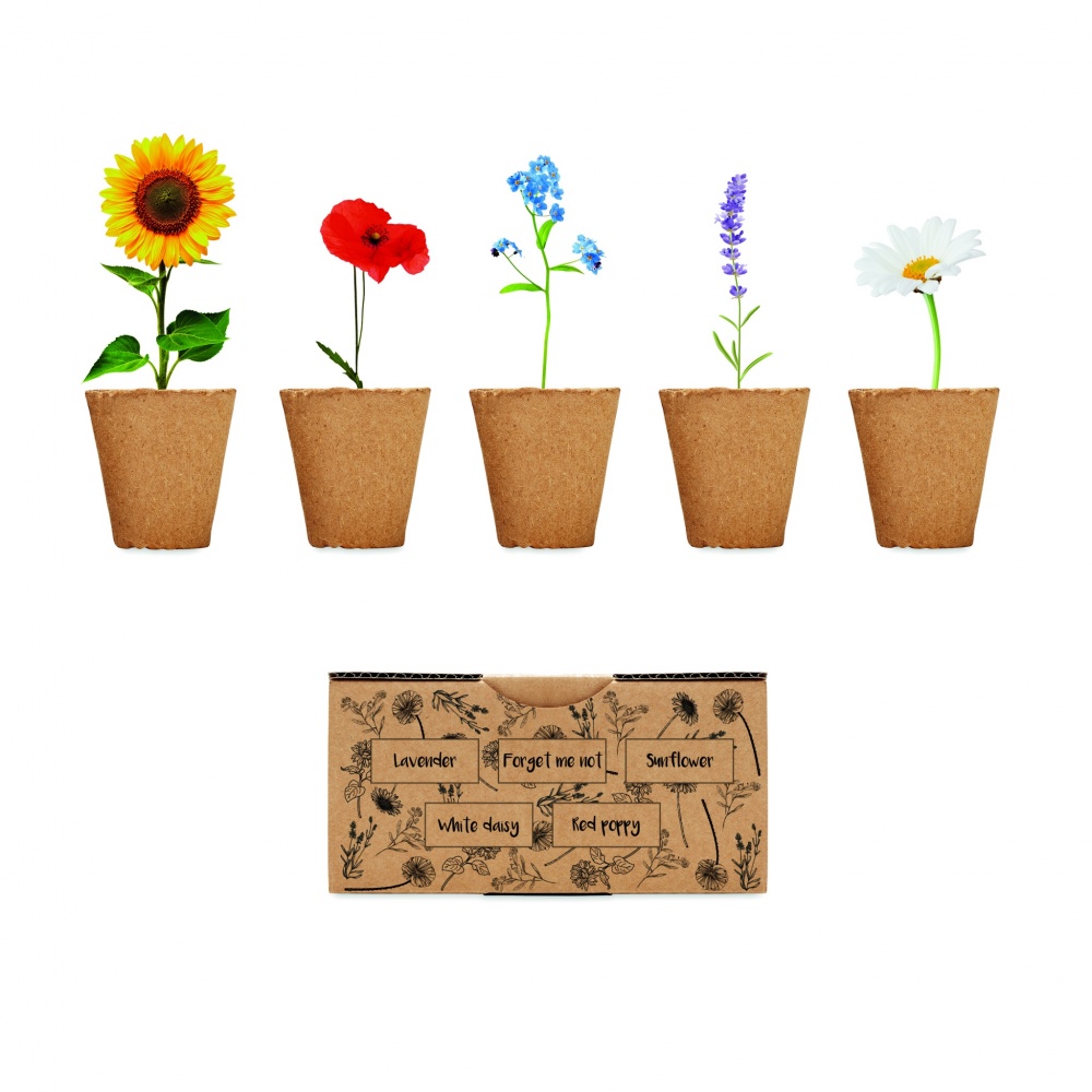 Logo trade promotional item photo of: Flowers growing kit