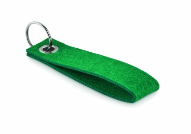 Logotrade corporate gift image of: RPET felt key ring Hämeenlinna