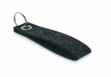 Logotrade promotional products photo of: RPET felt key ring Hämeenlinna