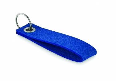 Logo trade corporate gifts picture of: RPET felt key ring Hämeenlinna