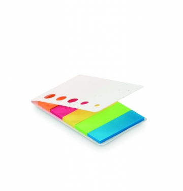 Logotrade promotional gift picture of: Seed paper page markers pad