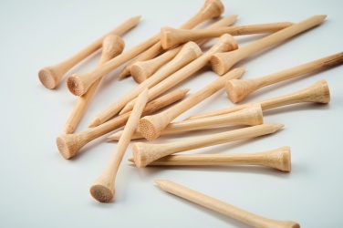 Logo trade promotional giveaways picture of: 20 bamboo golf tees set