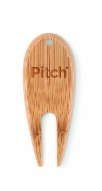 Logo trade promotional item photo of: Bamboo golf divot tool