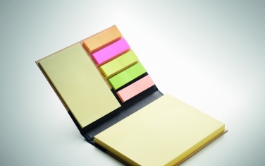 Logo trade business gift photo of: Bamboo sticky note memo pad