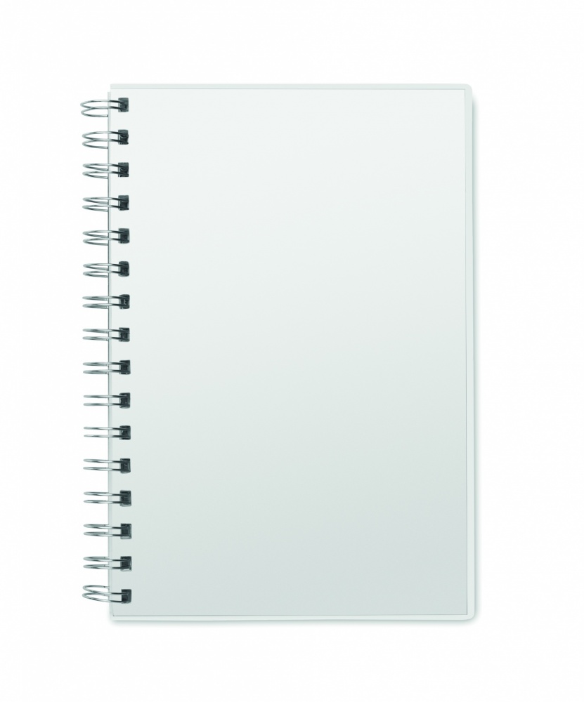 Logo trade promotional merchandise photo of: A5 RPET notebook recycled lined