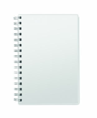 Logo trade business gift photo of: A5 RPET notebook recycled lined