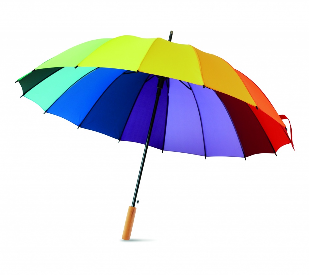 Logotrade business gift image of: 27 inch rainbow umbrella