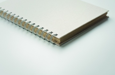 Logo trade promotional giveaways image of: A5 grass notebook 80 lined