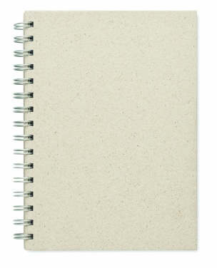 Logotrade promotional products photo of: A5 grass notebook 80 lined