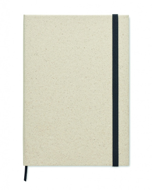 Logo trade promotional merchandise image of: A5 grass notebook 80 lined