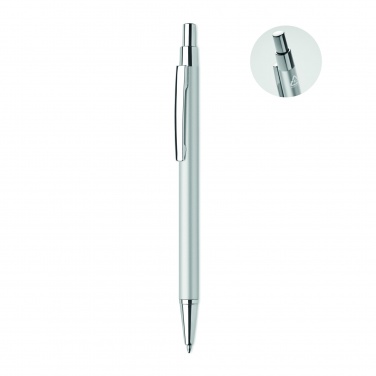 Logo trade promotional giveaways picture of: Recycled aluminium ball pen