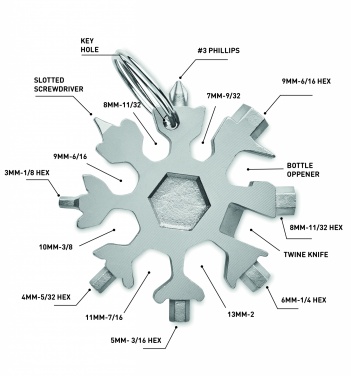 Logo trade promotional merchandise picture of: Stainless steel multi-tool