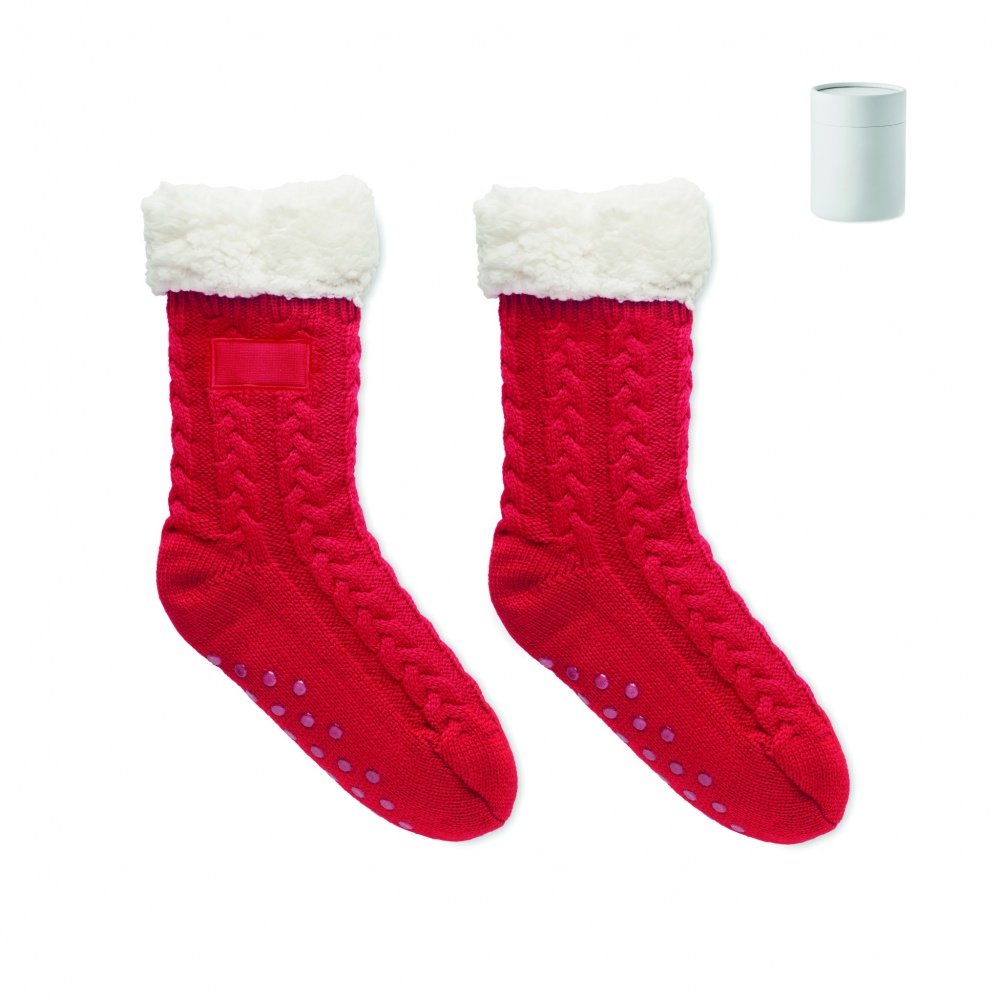 Logo trade advertising product photo of: Pair of slipper sock M