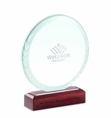 Logotrade promotional items photo of: Round award plaque