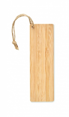 Logo trade promotional gifts image of: Bamboo bookmark