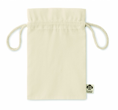 Logo trade promotional gifts picture of: Small organic cotton gift bag