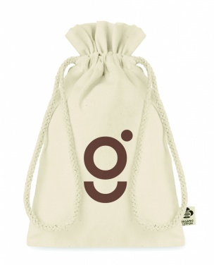 Logotrade promotional merchandise picture of: Small organic cotton gift bag