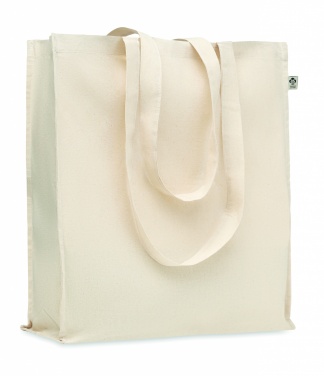 Logo trade promotional merchandise photo of: Organic cotton shopping bag