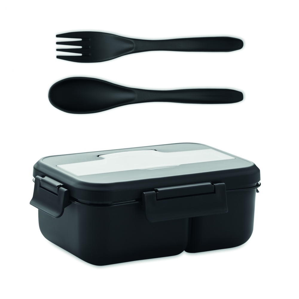 Logotrade promotional merchandise image of: Lunch box with cutlery in PP