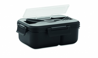 Logo trade corporate gift photo of: Lunch box with cutlery in PP